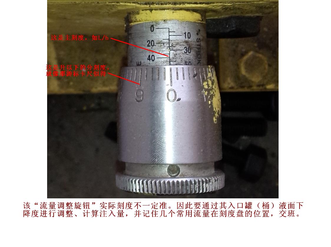 隔膜计量泵冲程调节